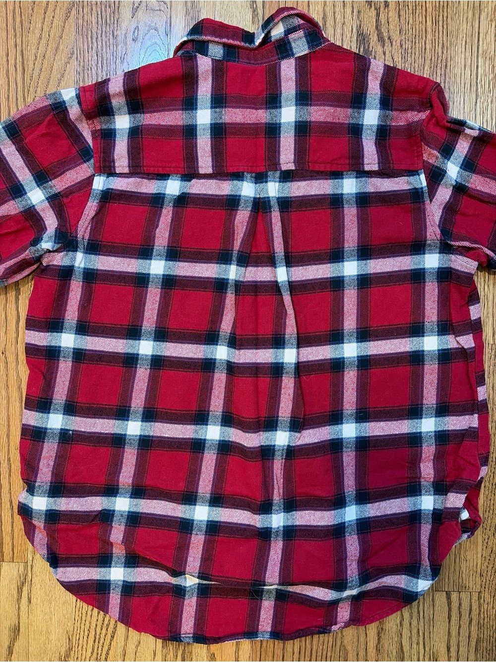 Wrangler Wrancher Flannel Plaid Shirt Women M Cowgirl Western Cottagecore Grunge - Picture 4 of 6
